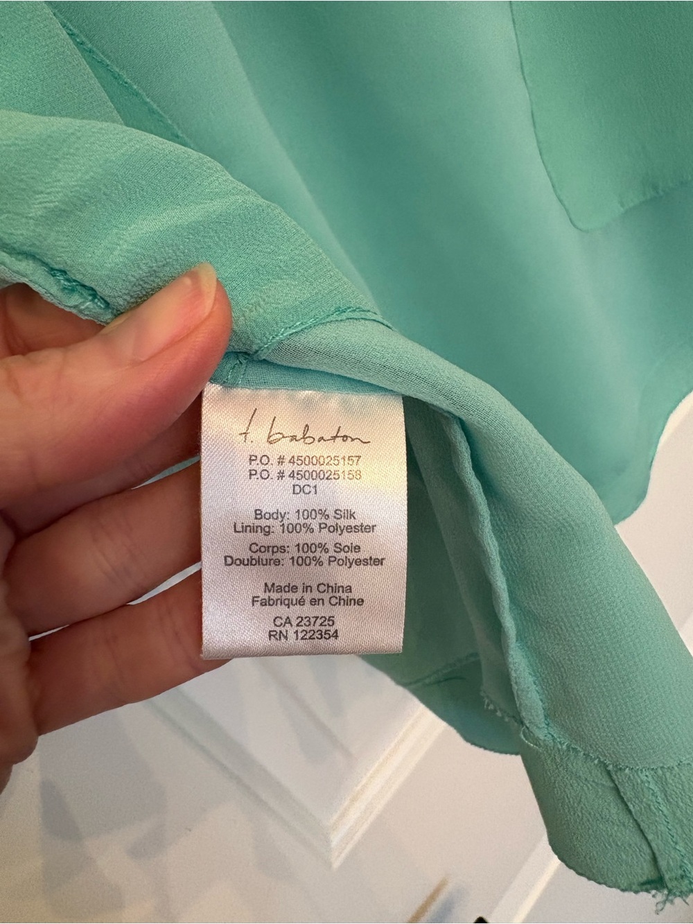 Babaton Silk Smocked-Waist Dress - Picture 10 of 10